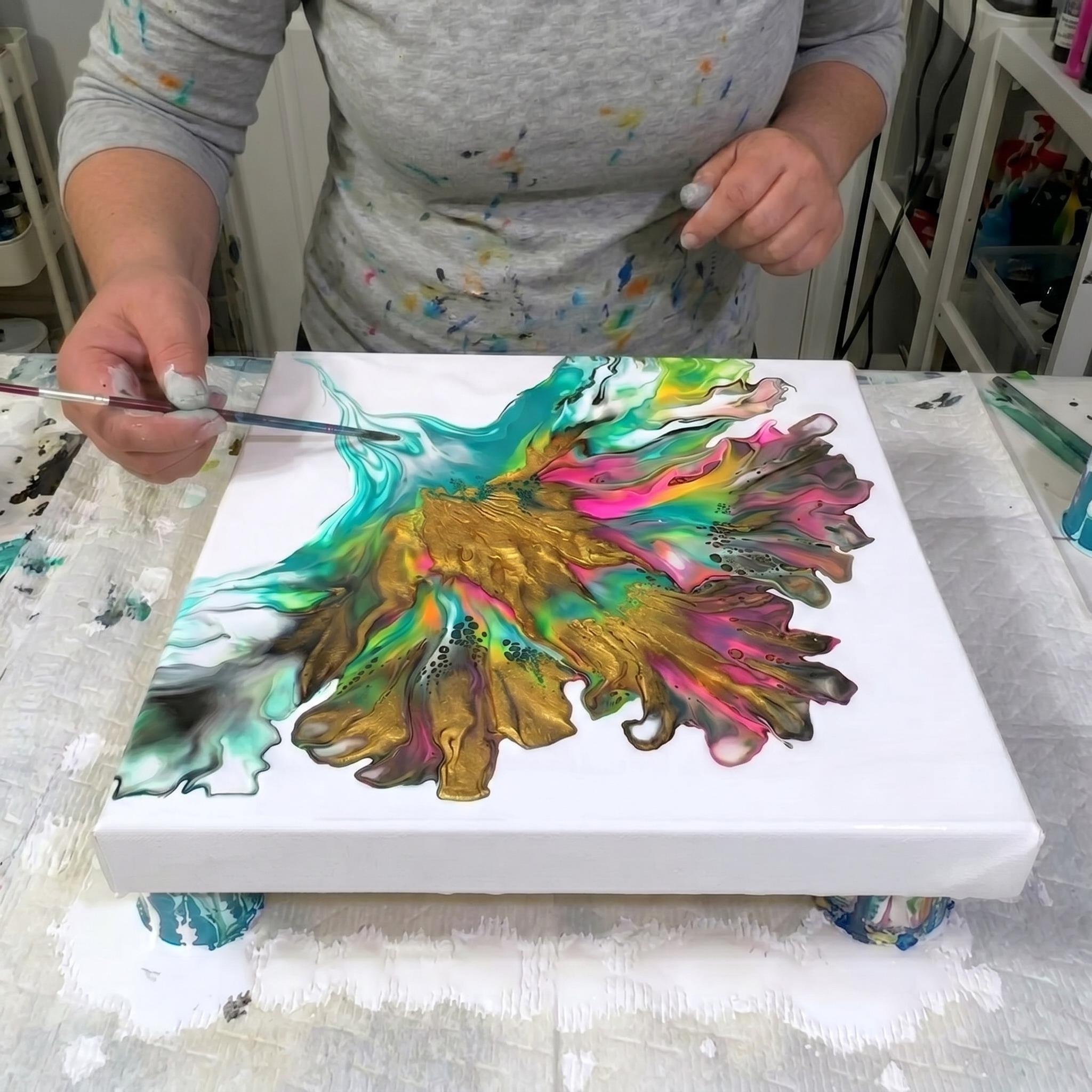 Module 5: finishing canvas edges, coverage, and corners after the hairdryer